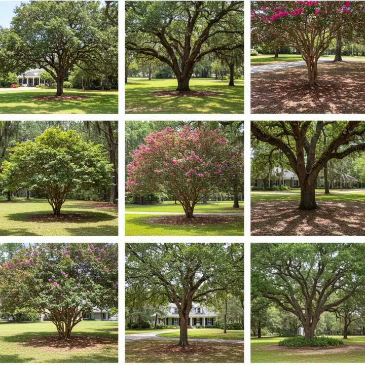 Generate a high-quality, relevant image prompt for an article about: Best North Florida Trees: Stunn