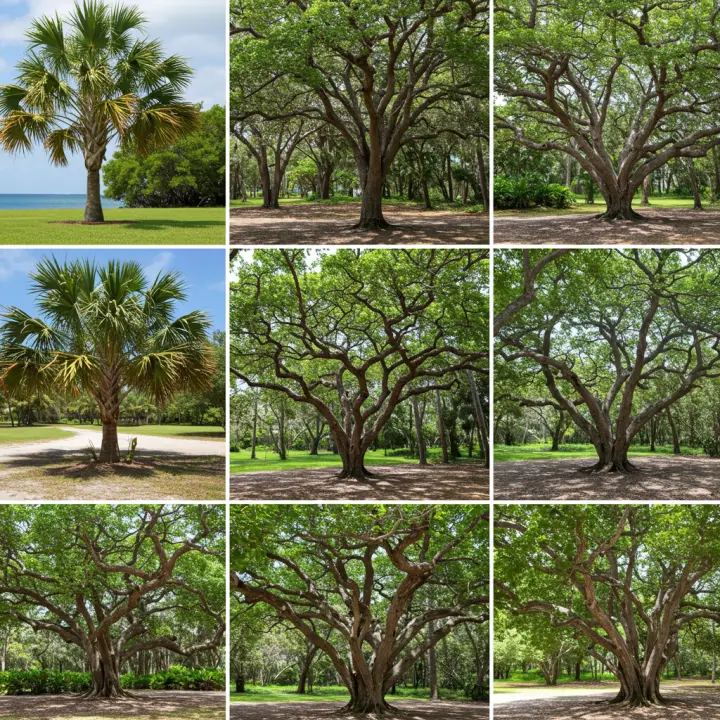 Generate a high-quality, relevant image prompt for an article about: Best South Florida Trees: Stunn