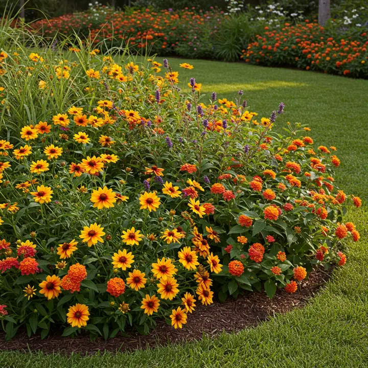 Generate a high-quality, relevant image prompt for an article about: Best Florida Full Sun Plants: S