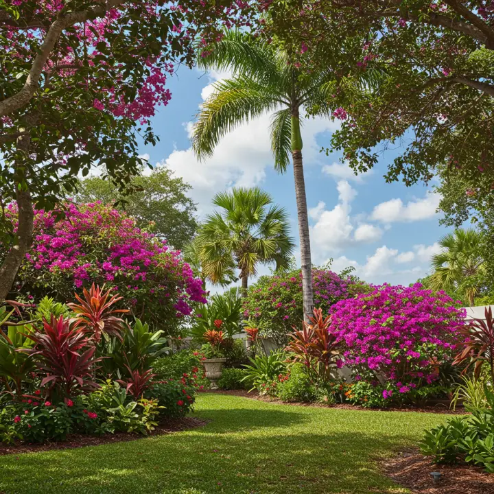 Generate a high-quality, relevant image prompt for an article about: Florida Plants: Stunning & Best