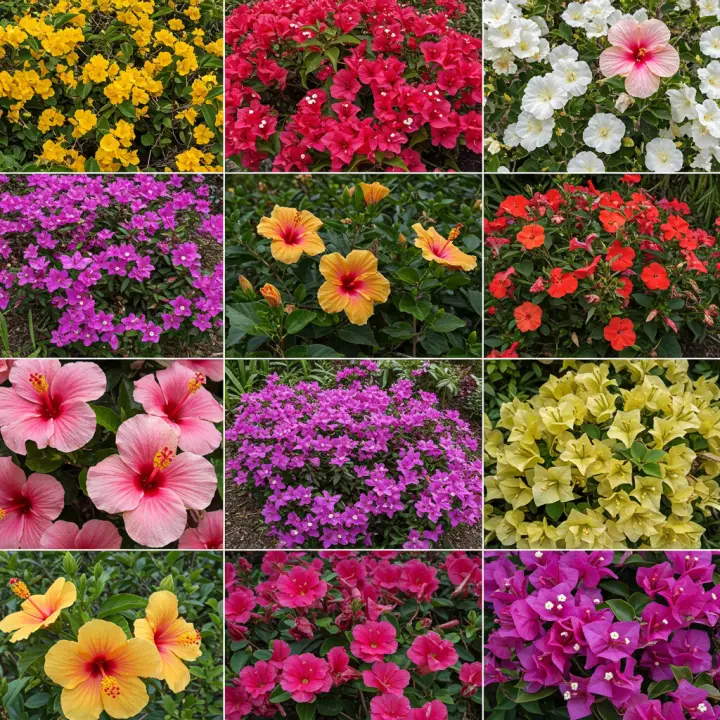 Generate a high-quality, relevant image prompt for an article about: Florida Flower Planting: Best T