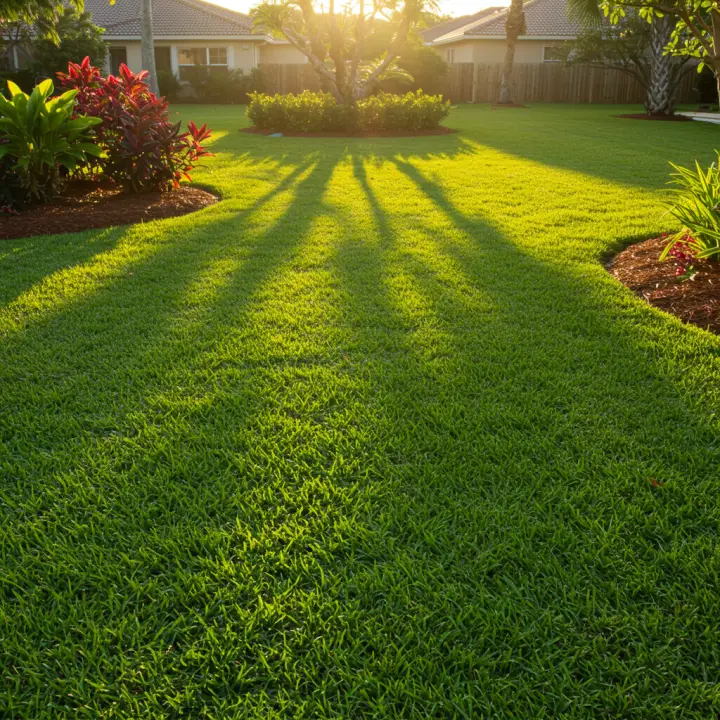 Generate a high-quality, relevant image prompt for an article about: Florida Lawn Planting: Best Tim