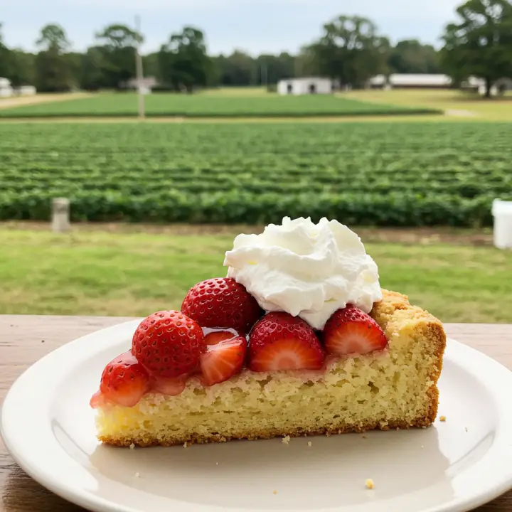 Generate a high-quality, relevant image prompt for an article about: Best Strawberry Shortcake in Pl