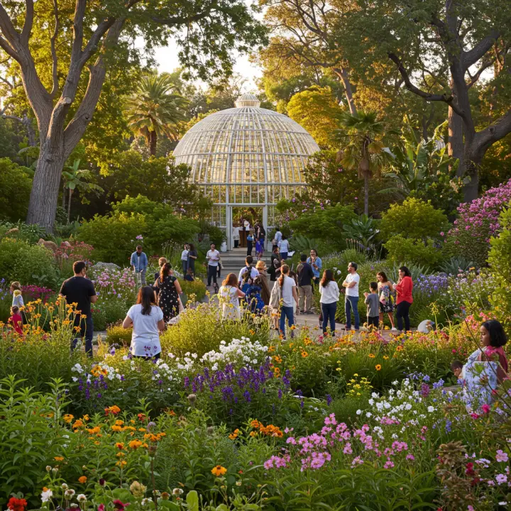 Generate a high-quality, relevant image prompt for an article about: Arboretum Events: Discover Stun