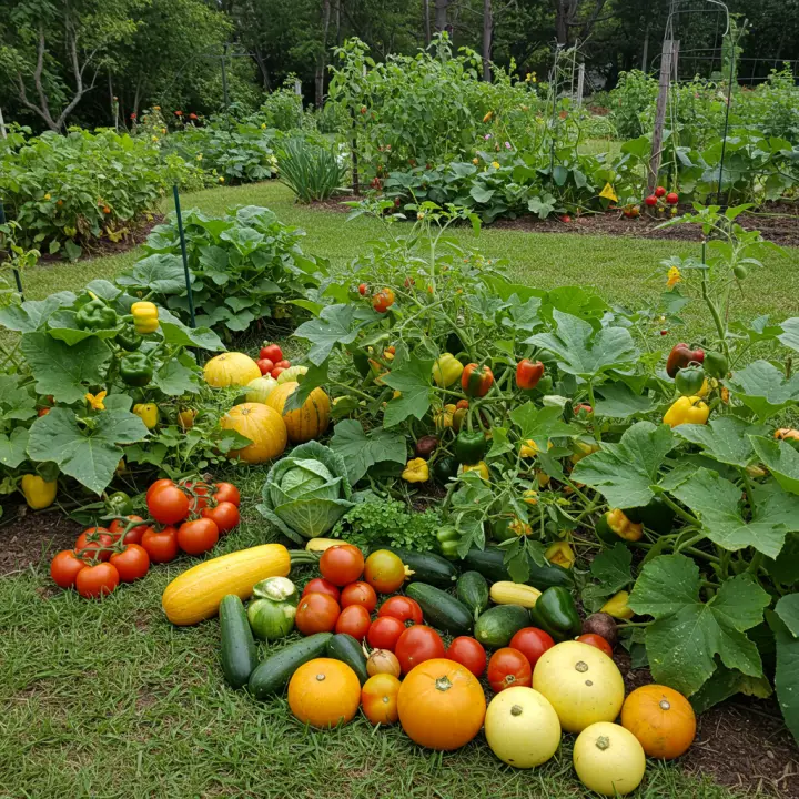 Generate a high-quality, relevant image prompt for an article about: Florida Summer Vegetables: Best