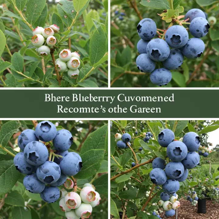 Generate a high-quality, relevant image prompt for an article about: Best Blueberry Plants for Centr
