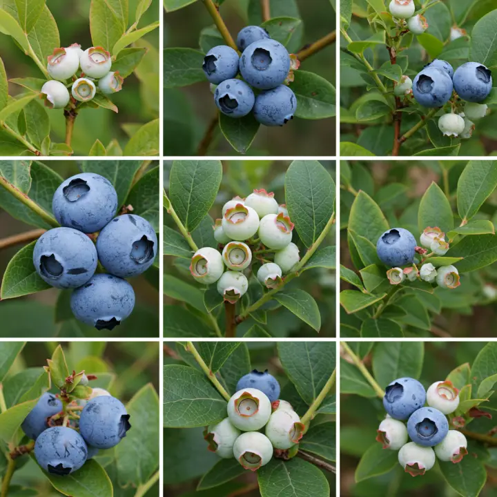 Generate a high-quality, relevant image prompt for an article about: Best Blueberry Plants for North