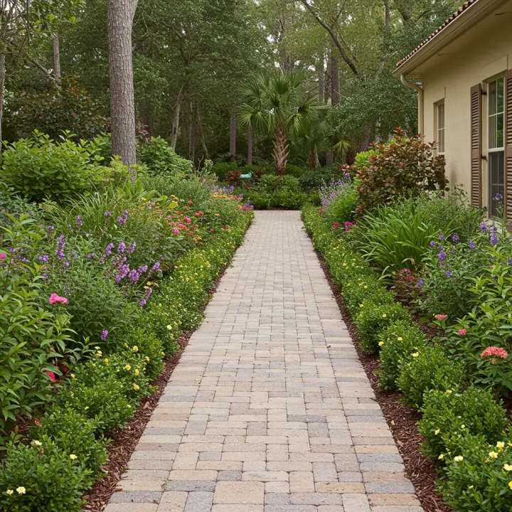 Best florida walkway border plants evergreen full