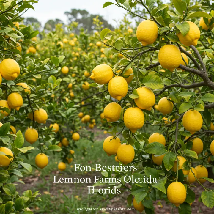 Generate a high-quality, relevant image prompt for an article about: Lemon Plants Florida: Find the