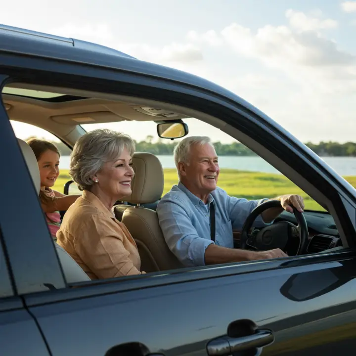 Generate a high-quality, relevant image prompt for an article about: Best Senior Auto Insurance FL: