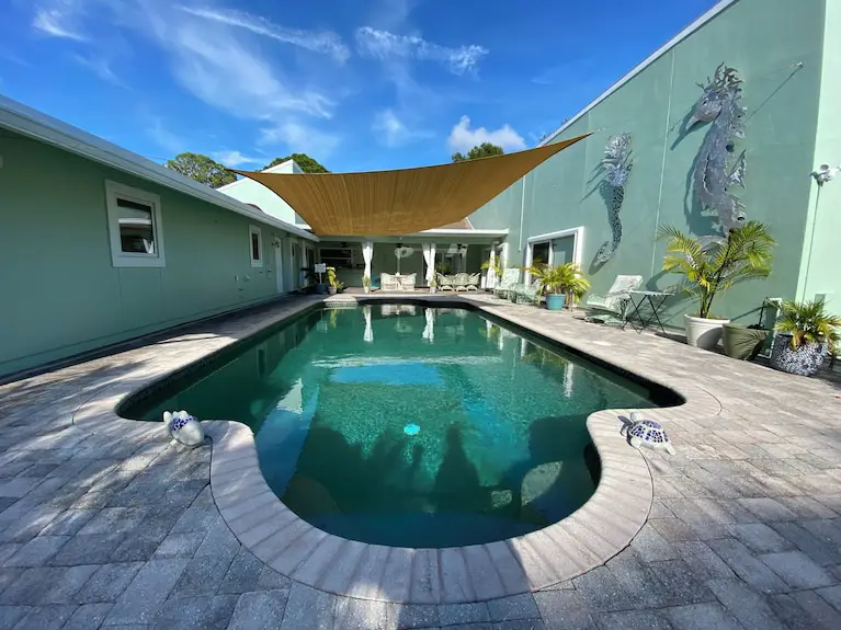 luxury vacation rentals beach gardens with pool paradise awaits