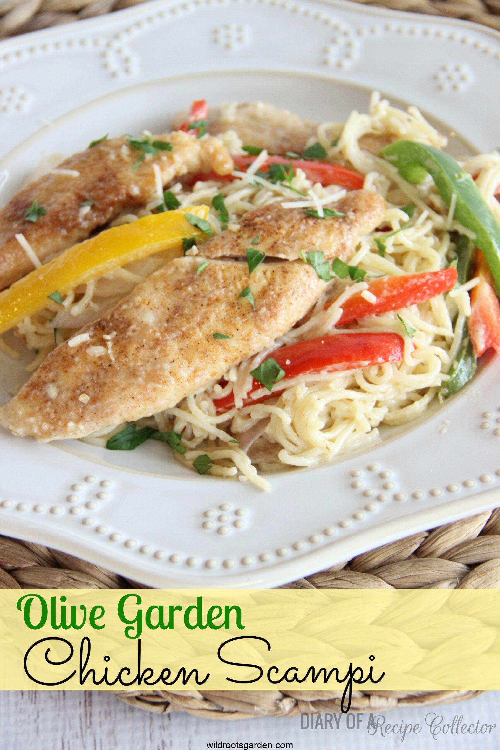 olive garden chicken scampi recipe without wine delicious easy scaled