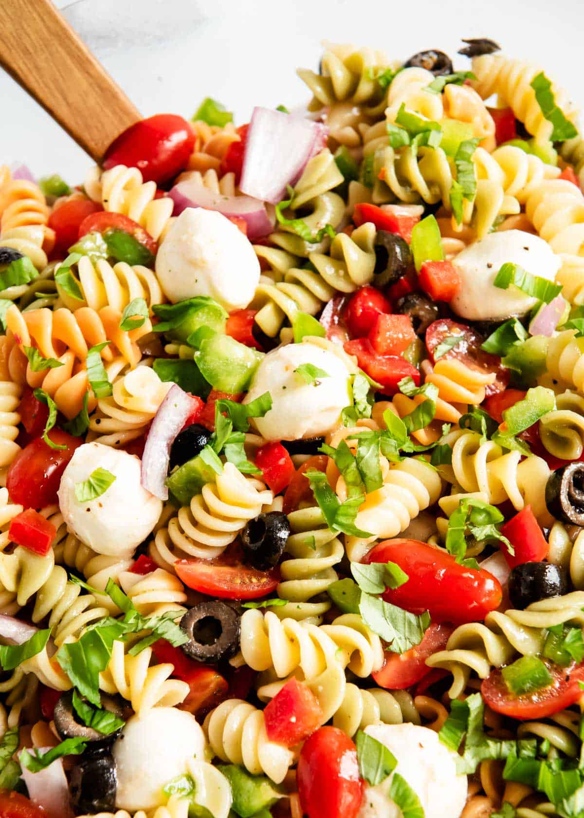 pasta salad with olive garden dressing ultimate flavor