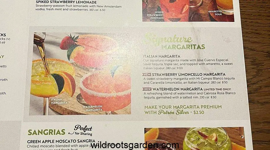 strawberry limoncello margarita olive garden a refreshing delight