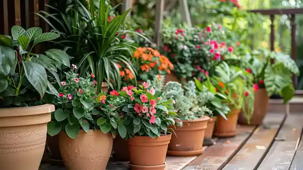 best plants to put in outside pots in florida