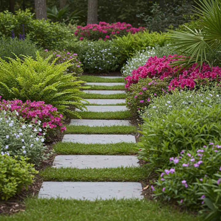 Generate a high-quality, relevant image prompt for an article about: Northeast Florida Landscaping P