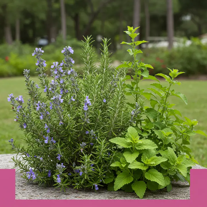 Generate a high-quality, relevant image prompt for an article about: Insect Repellent Plants Florida