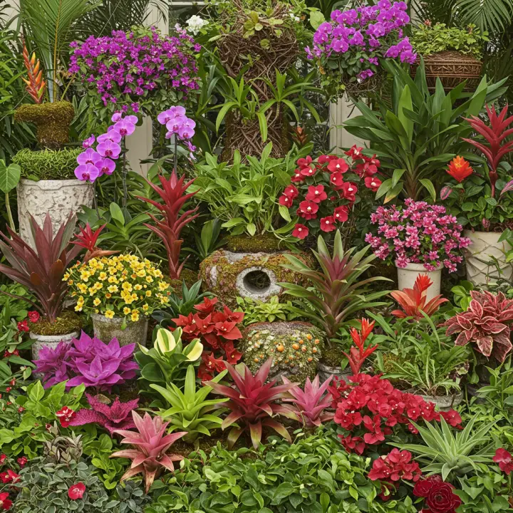 Generate a high-quality, relevant image prompt for an article about: South Florida Plants: Best Stun