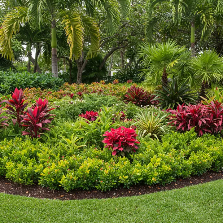 Generate a high-quality, relevant image prompt for an article about: South Florida Landscaping Plant