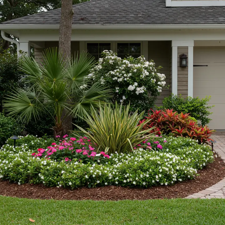 Generate a high-quality, relevant image prompt for an article about: Best Landscaping Plants: Top Pi