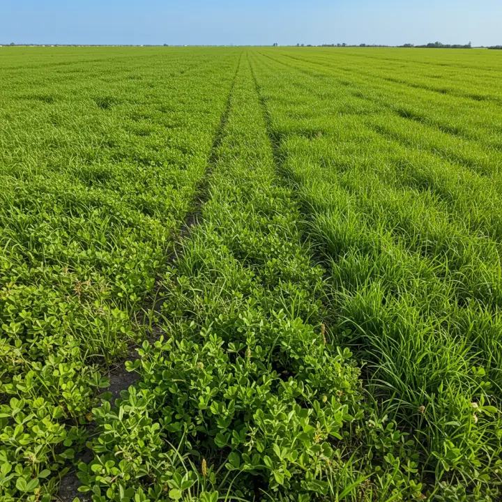 Generate a high-quality, relevant image prompt for an article about: Best Cover Crop for Bahia: Flor