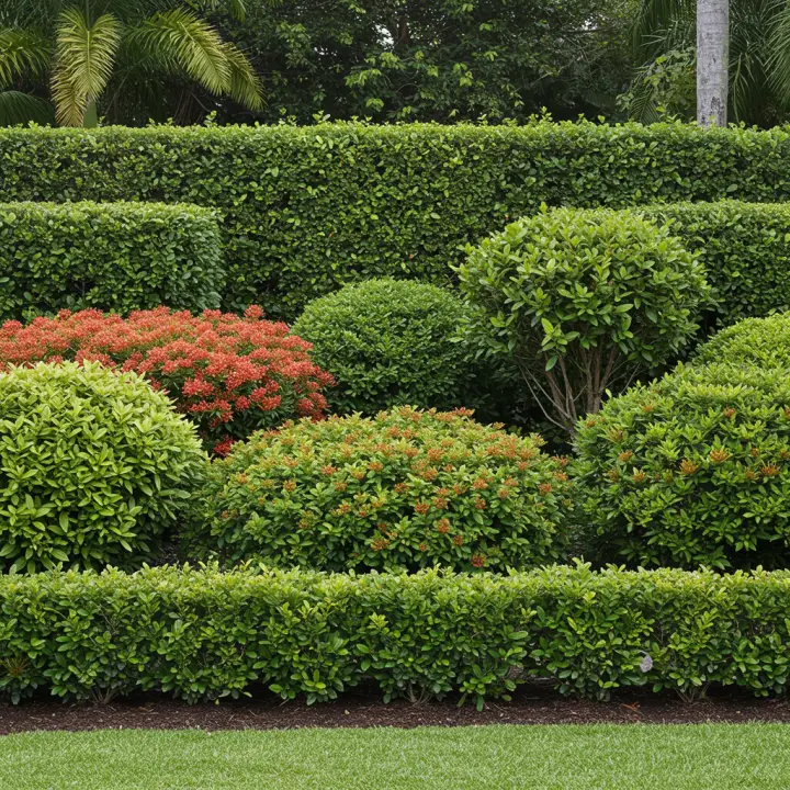Generate a high-quality, relevant image prompt for an article about: Hedge Plants: Stunning & Best f
