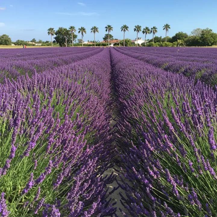 Generate a high-quality, relevant image prompt for an article about: Lavender for South Florida: Top