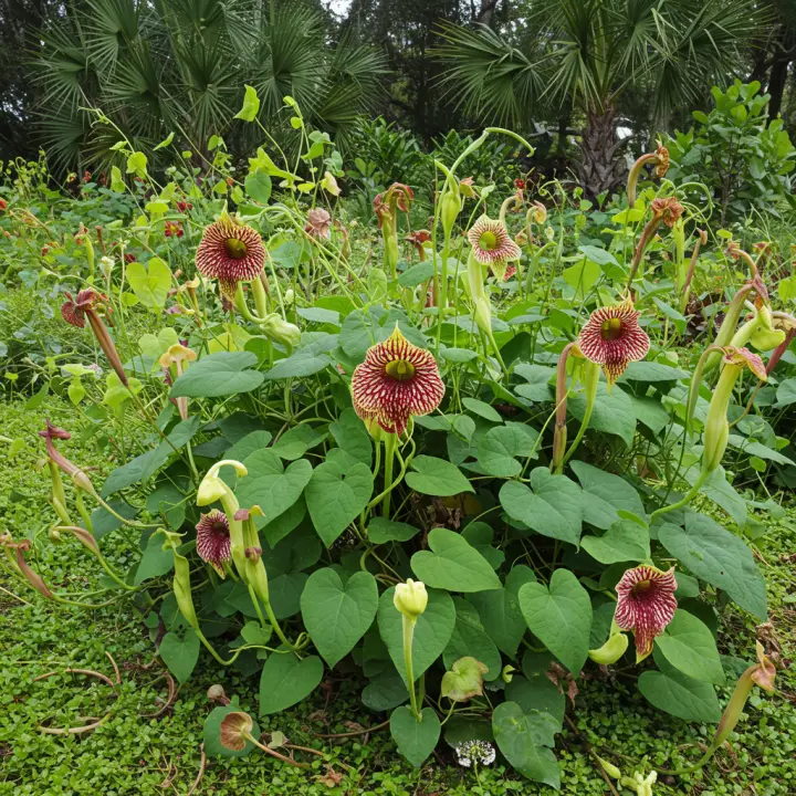 Generate a high-quality, relevant image prompt for an article about: Aristolochia: Stunning, Best Fl