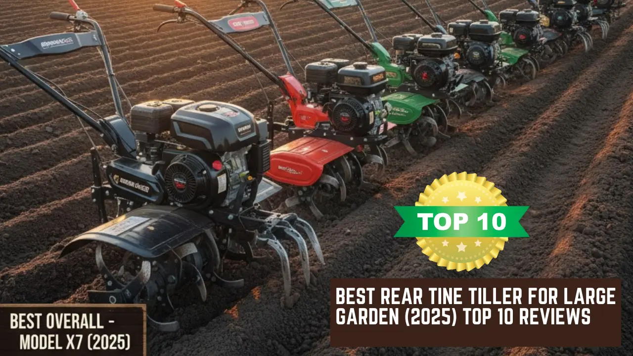 10 Best Rear Tine Tiller for Large Garden in Florida reviews