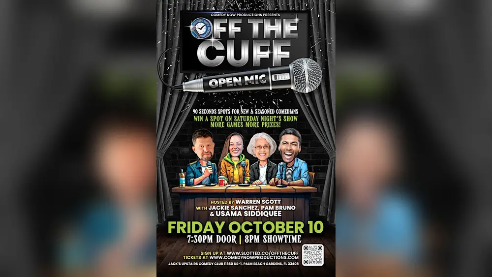 palm beach gardens comedy clubs and open mic nights