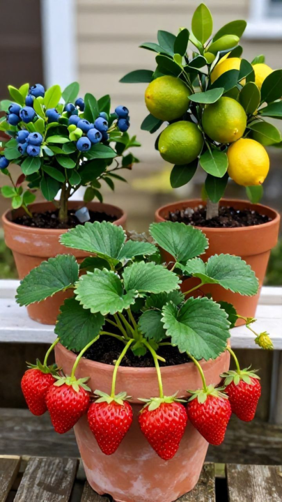 Compact Fruit Plants for Sweet Rewards