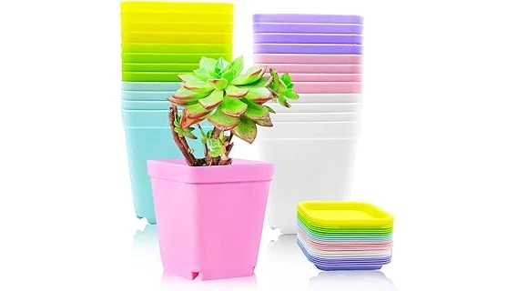 Best 5 Colorful Plastic Pots for Mini Balcony Garden Review