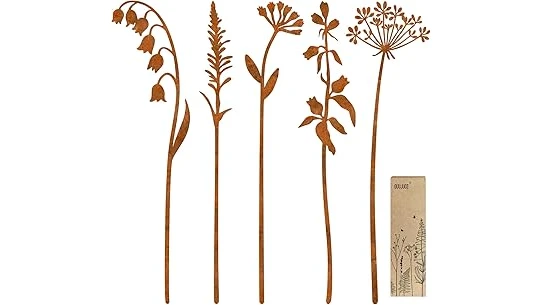 Best 5 Tall Decorative Metal Garden Stakes Review