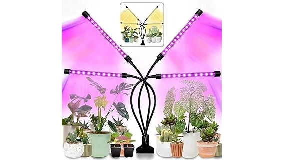Top 5 Best Grow Lights for Vegetable Seedlings Review