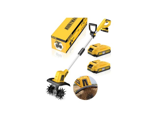 Alloyman 20V Cordless Tiller Cultivator – Detailed Review
