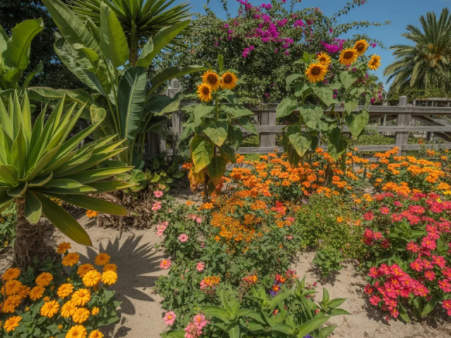 Best Summer Garden Plants in Florida for Full Sun