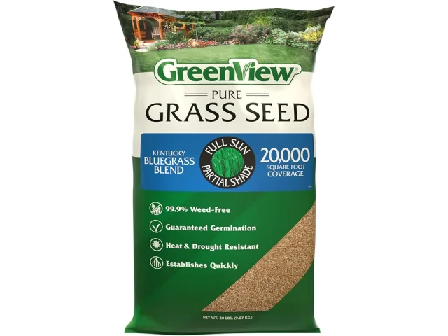 GreenView Pure Grass Seed Kentucky Bluegrass Blend, 20