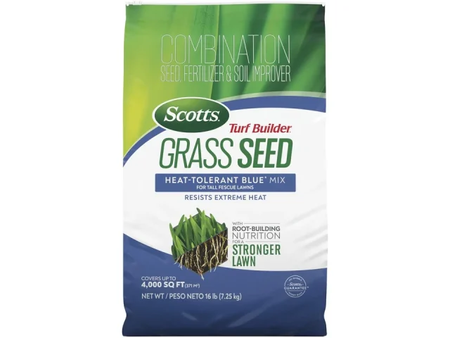 Scotts Turf Builder Grass Seed Heat-Tolerant Blue Mix – Is