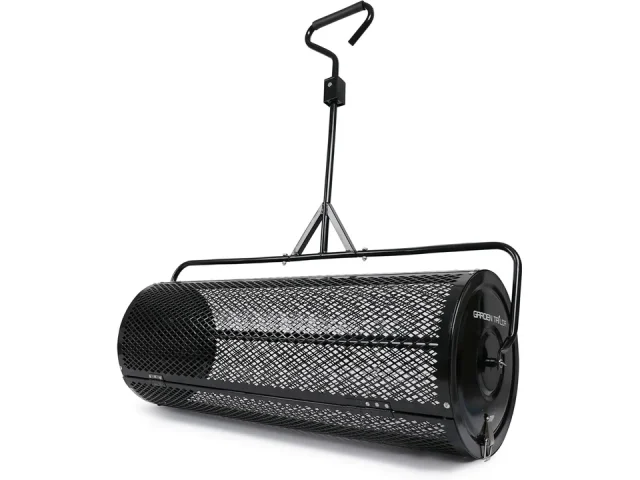 Compost Spreader 44 Inch Towable Peat Moss Spreader