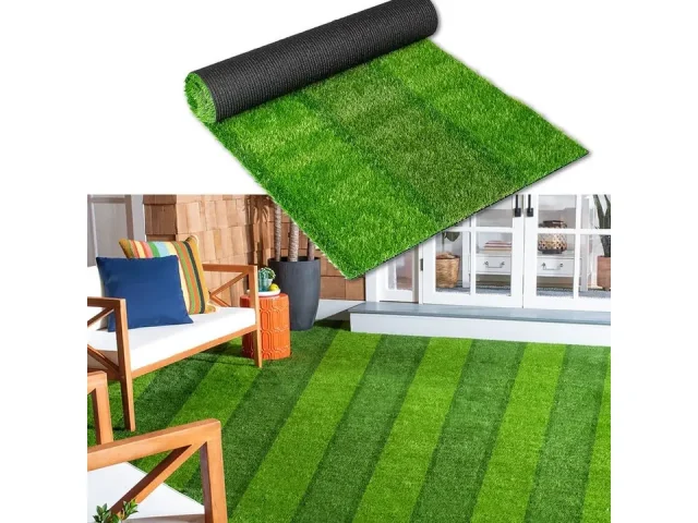 ALTRUISTIC Stripe Artificial Grass Turf 0.8 Inch – Honest