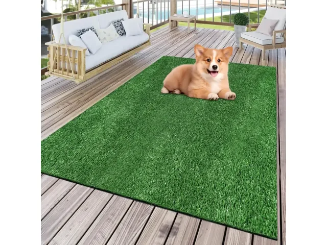 FREADEM Artificial Grass Rug, 8′ x 15′ – In-Depth Review