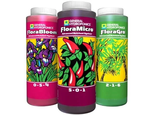 GH Flora Series: FloraGro, FloraBloom, FloraMicro