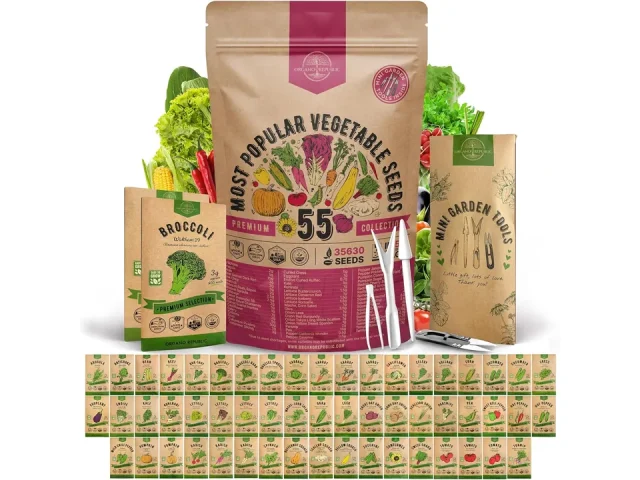 55 Vegetable Seeds Variety Pack – Unbiased Review