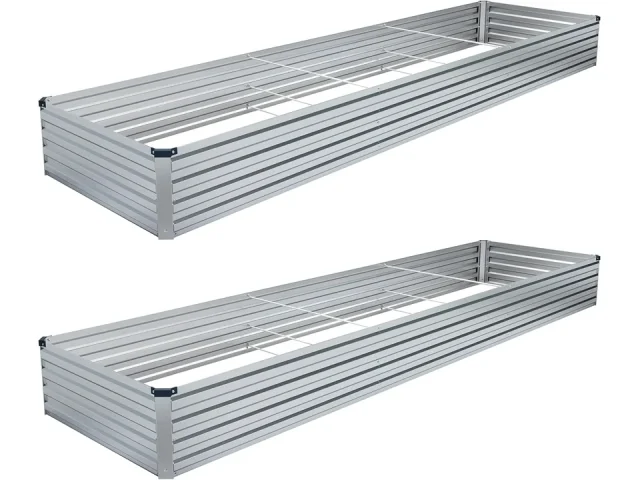DIIYIV 2PCS Galvanized Raised Garden Bed Kit – In-Depth