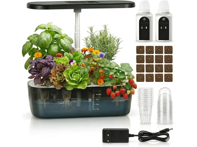 Soil-Free Hydroponics Growing System – 12 Pods Smart