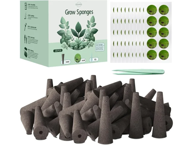 100 Pack Hydroponics Grow Sponges – Pros & Cons