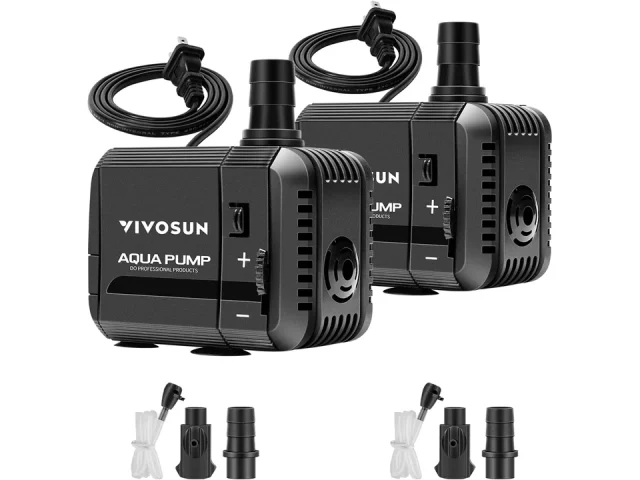 VIVOSUN 2-pack 210GPH Submersible Pump – Honest Review
