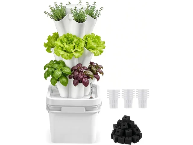 BAOSHISHAN Hydroponic Growing System, 15 Pods Vertical 3