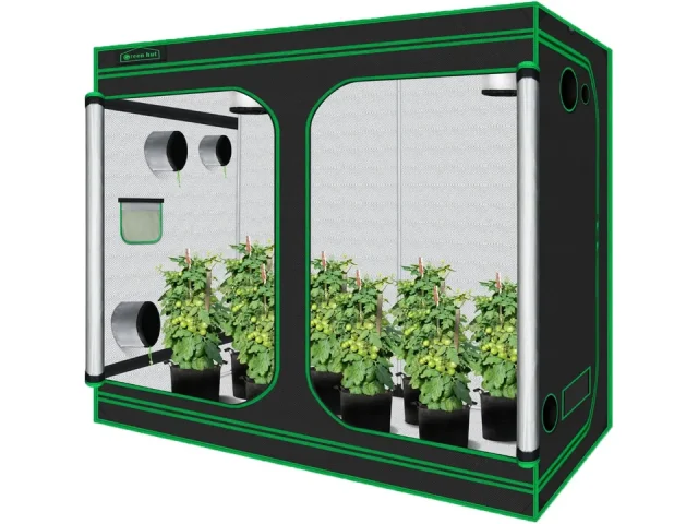 Grow Tent 96″x48″x78″ 600D Mylar Hydroponic – In-Depth