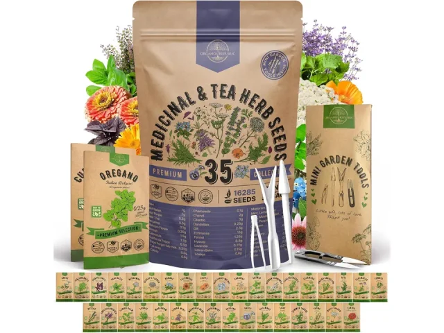 35 Medicinal & Tea Herb Seeds Variety – In-Depth Review